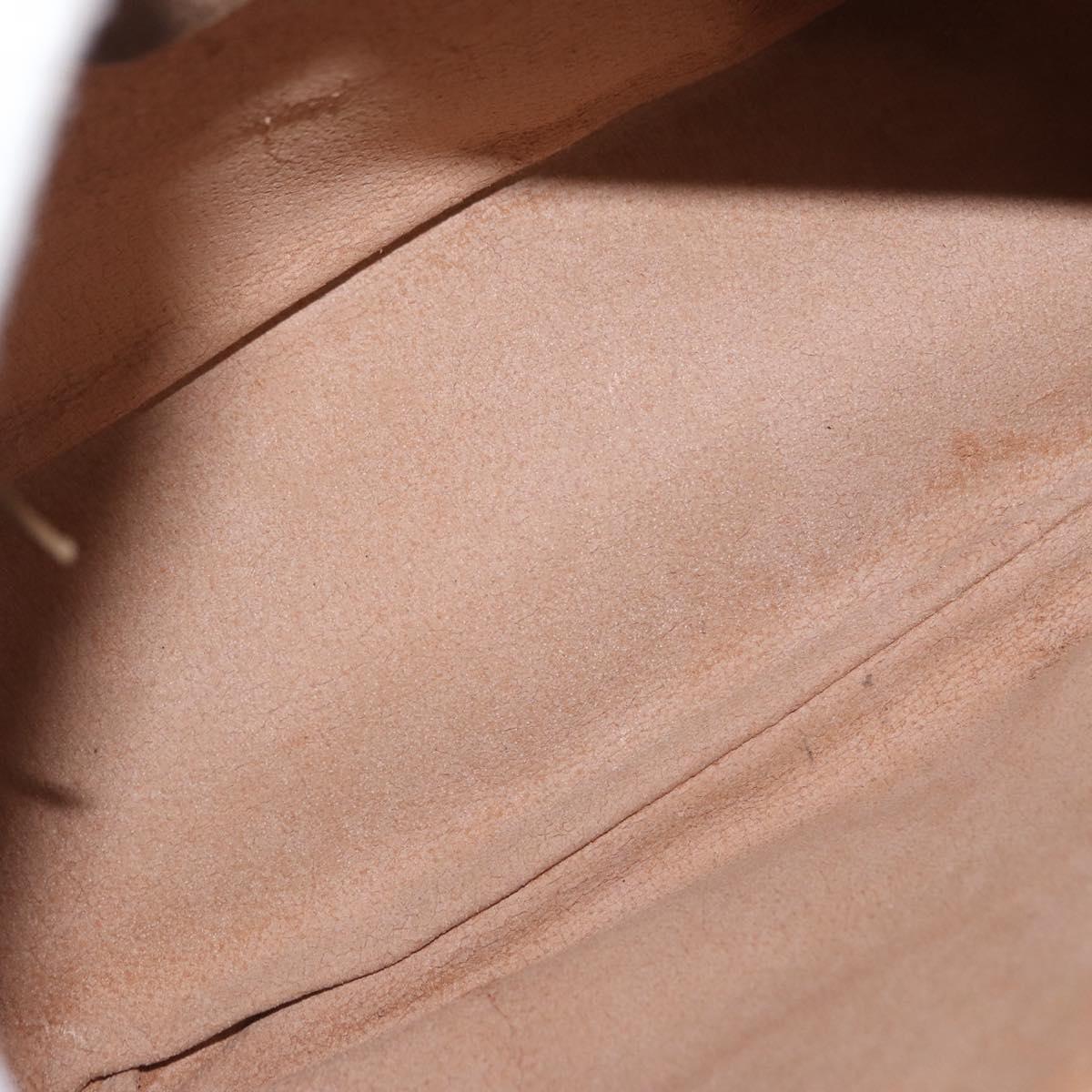 GUCCI GG Supreme Web Sherry Line Shoulder Bag PVC Beige 89 02 032 Auth BA8620