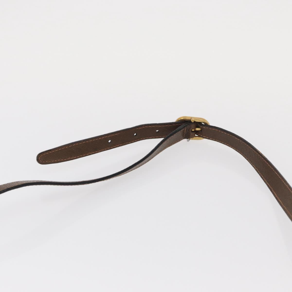 GUCCI GG Supreme Web Sherry Line Shoulder Bag PVC Beige 89 02 032 Auth BA8620