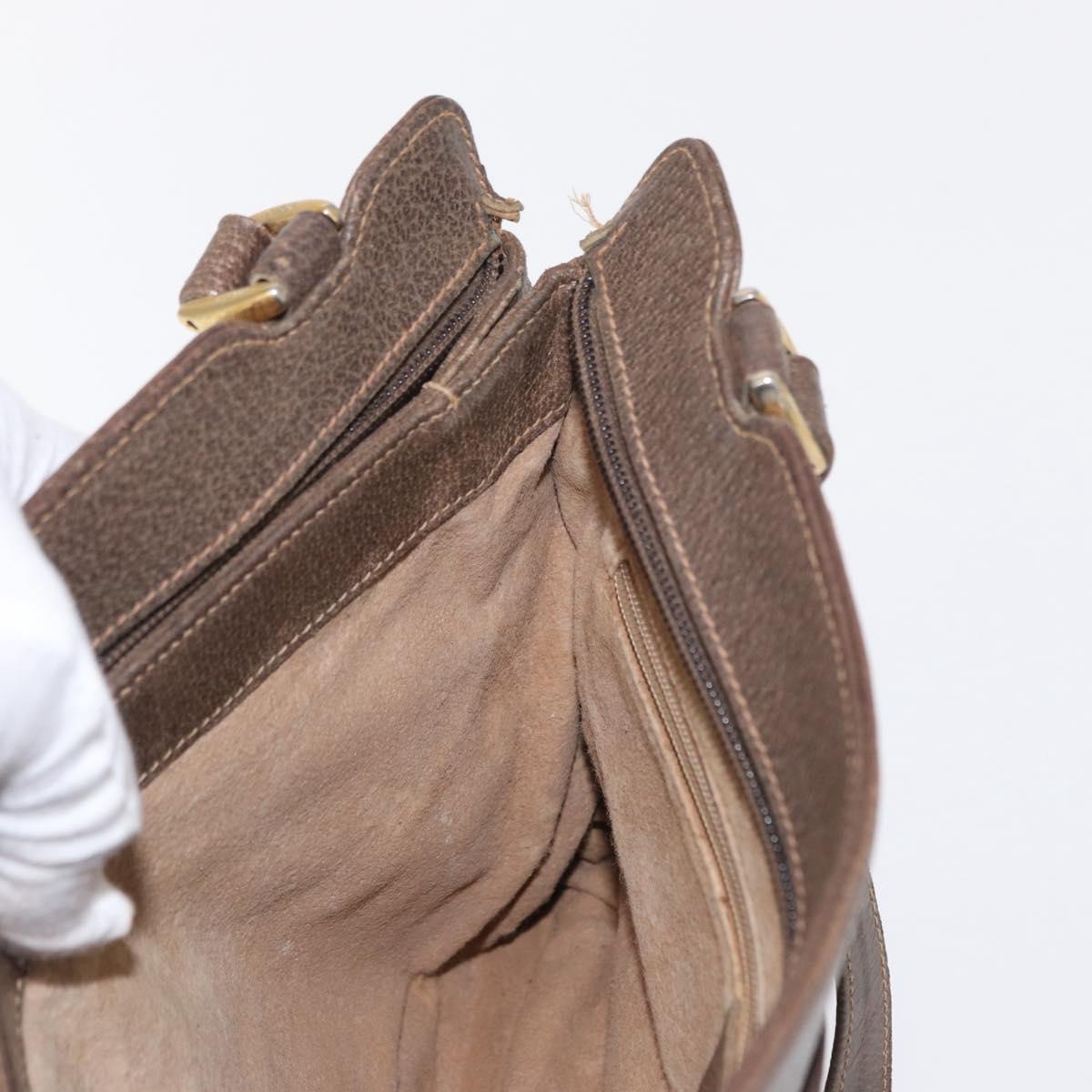 GUCCI GG Supreme Tote Bag PVC Beige Gold Auth BA8621