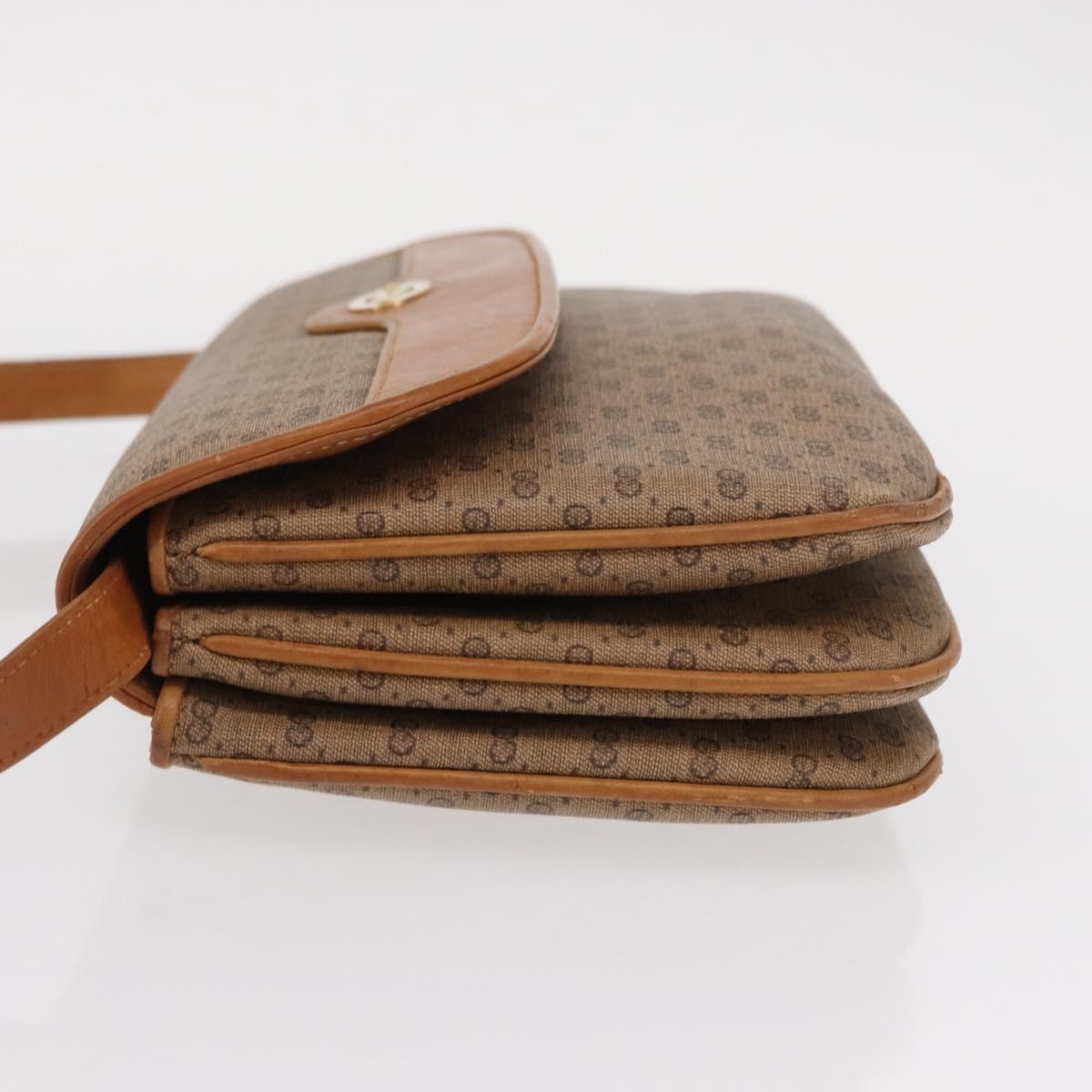 GUCCI Micro GG Supreme Shoulder Bag PVC Beige Gold 004 106 0024 Auth BA8625