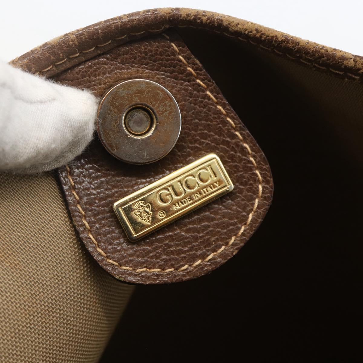 GUCCI GG Supreme Tote Bag PVC Beige 002 39 0054 Auth BA8626