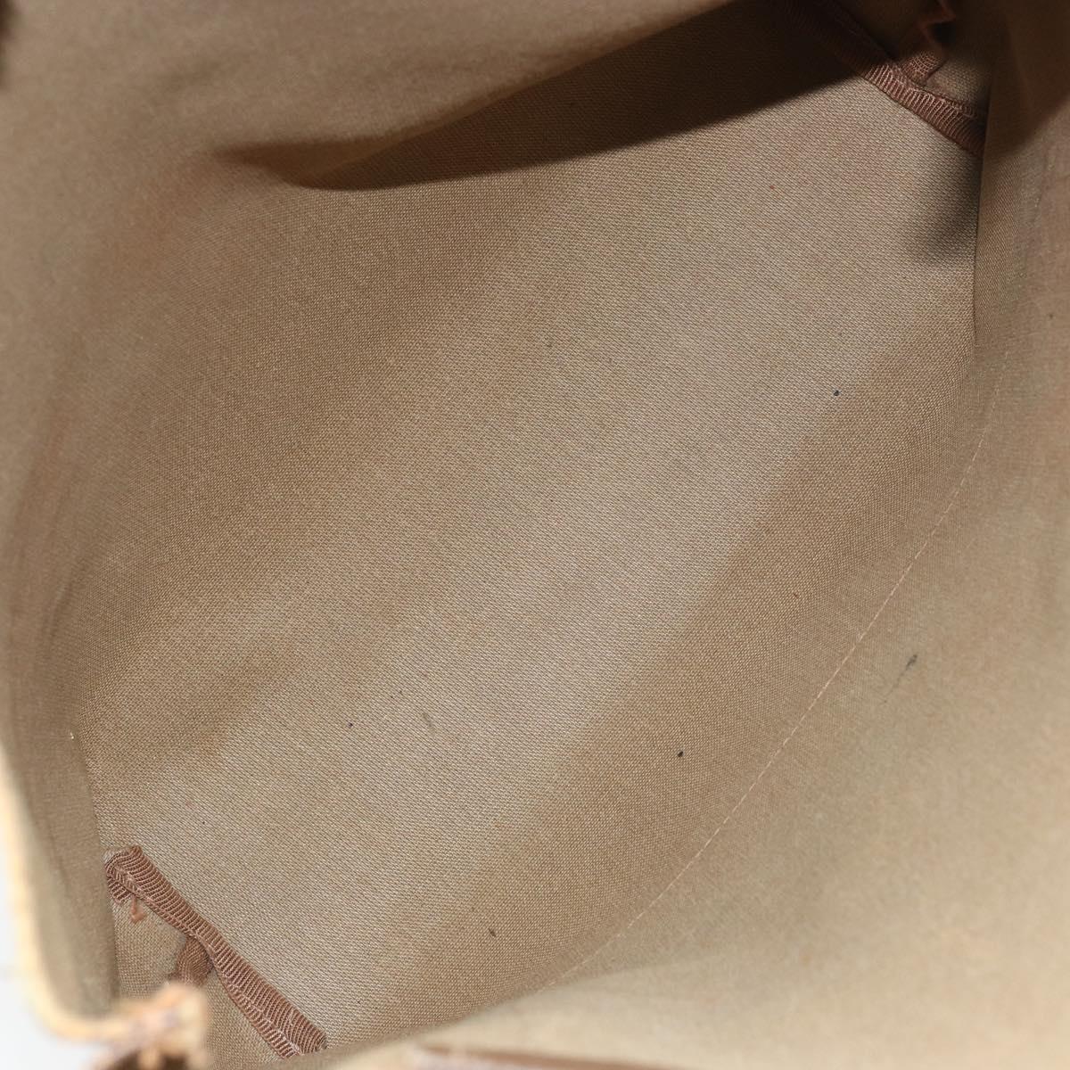 GUCCI GG Supreme Web Sherry Line Tote Bag PVC Beige Red 39 02 003 Auth BA8627