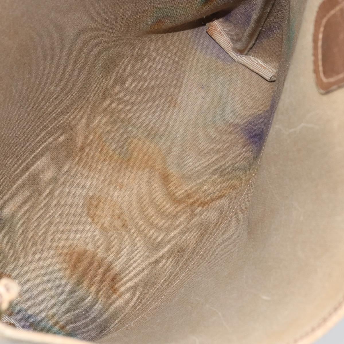 GUCCI GG Supreme Web Sherry Line Tote Bag PVC Beige Red 39 02 003 Auth BA8628