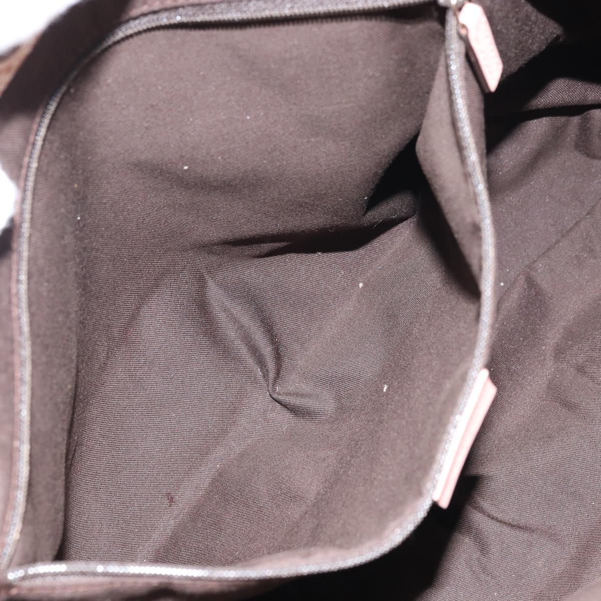 GUCCI GG Crystal Abbey Tote Bag Pink Gold 211921 Auth BA8633