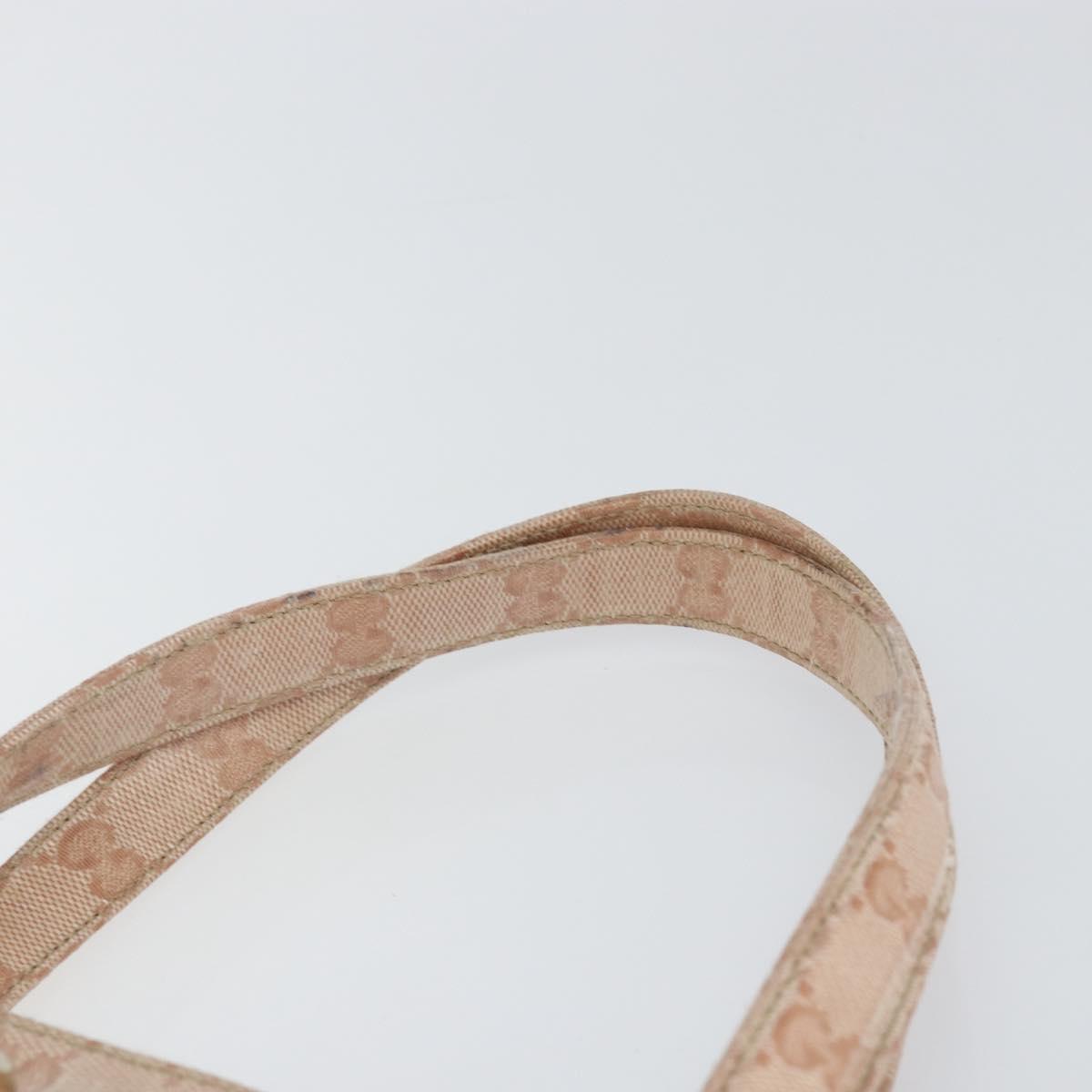 GUCCI GG Crystal Abbey Tote Bag Pink Gold 211921 Auth BA8633