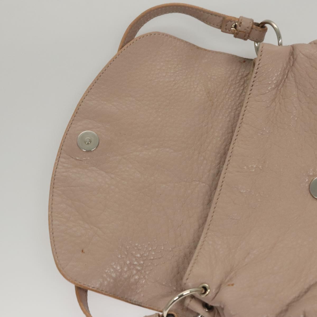 Chloe Elsie Hand Bag Leather 2way Pink Auth BA864