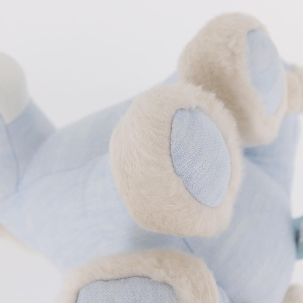 HERMES Baby Elmy Stuffed Linen Light Blue Auth BA8655M
