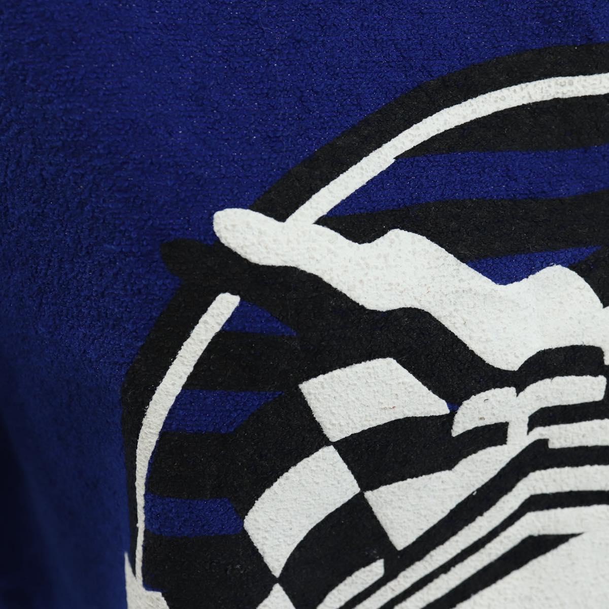 CHANEL Short Sleeved T Shirt Cotton 36 Blue CC Auth BA8669M