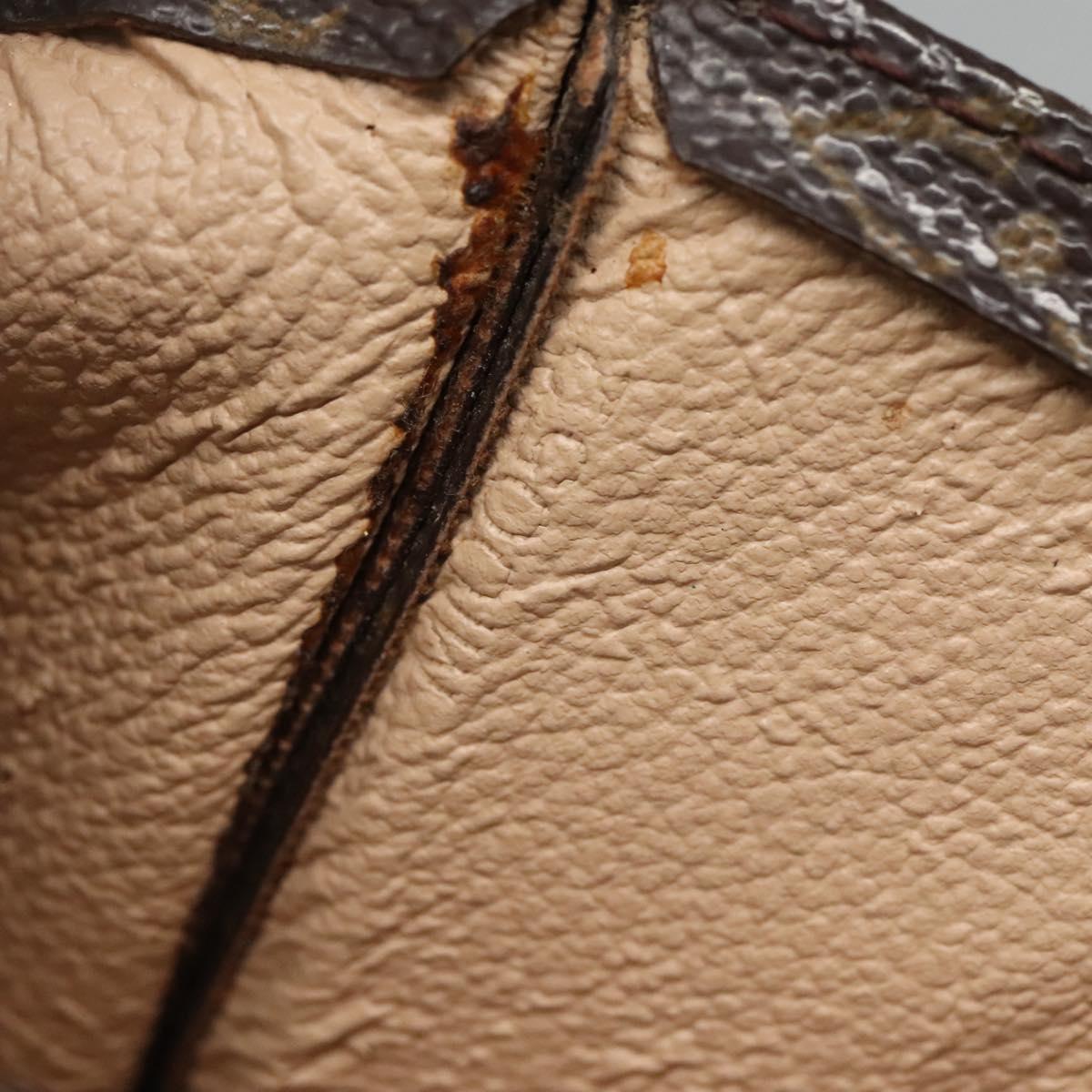 LOUIS VUITTON Monogram Sac Plat Hand Bag M51140 LV Auth BA872