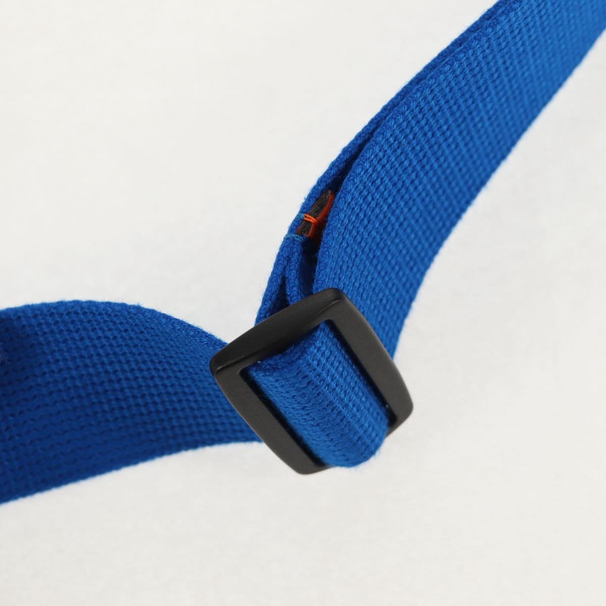 GUCCI Waist bag Nylon Blue Silver 752102 Auth BA8729V