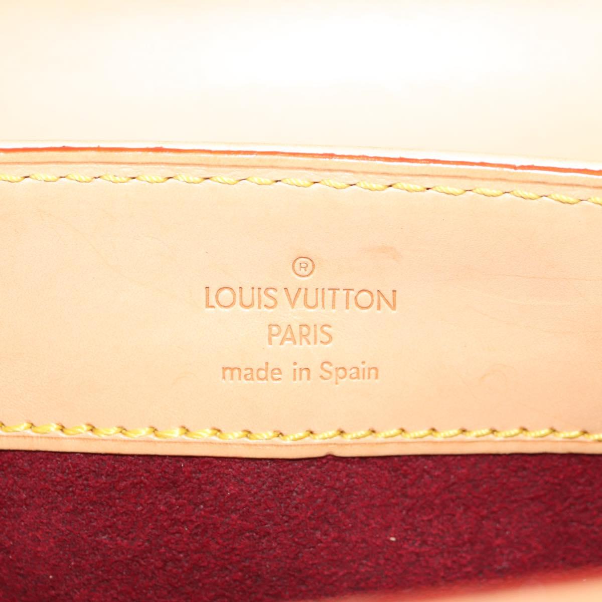 LOUIS VUITTON Multicolor Sac Dalmatian Hand Bag Black M92825 LV Auth BA8730SAV