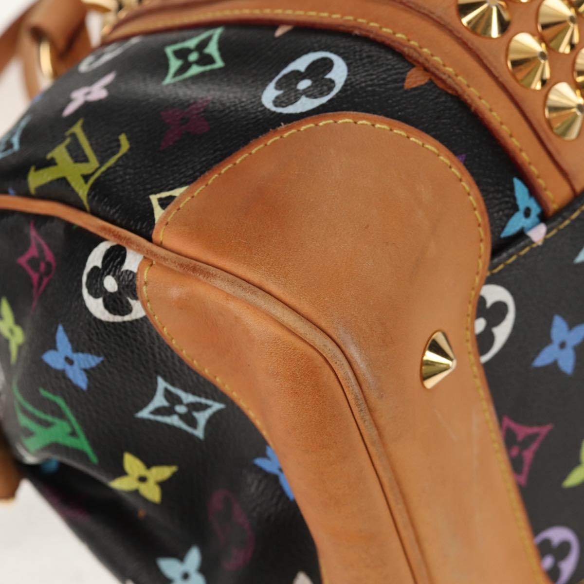 LOUIS VUITTON Monogram Multicolor Courtney MM Bag 2way Black M45642 Auth BA8731V