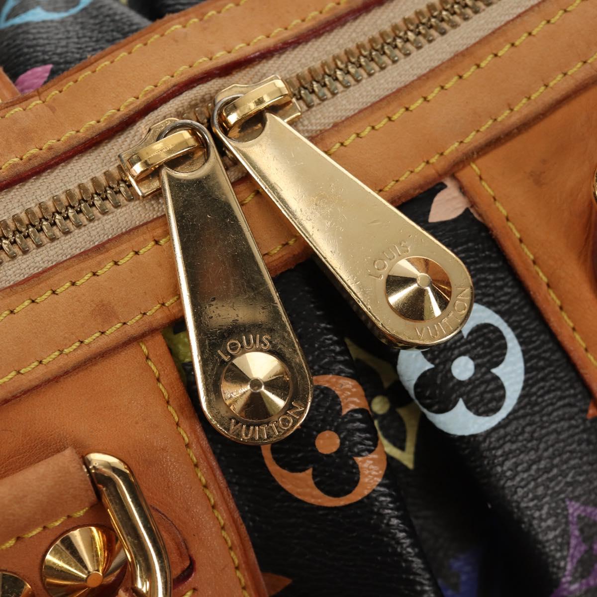 LOUIS VUITTON Monogram Multicolor Courtney MM Bag 2way Black M45642 Auth BA8731V