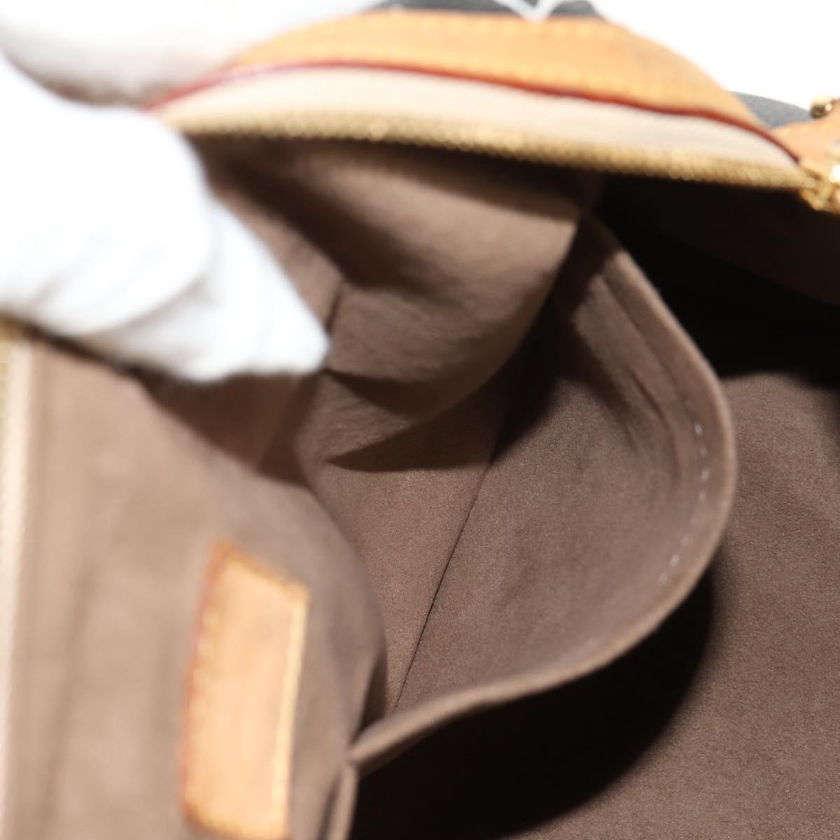 LOUIS VUITTON Monogram Multicolor Courtney MM Bag 2way Black M45642 Auth BA8731V