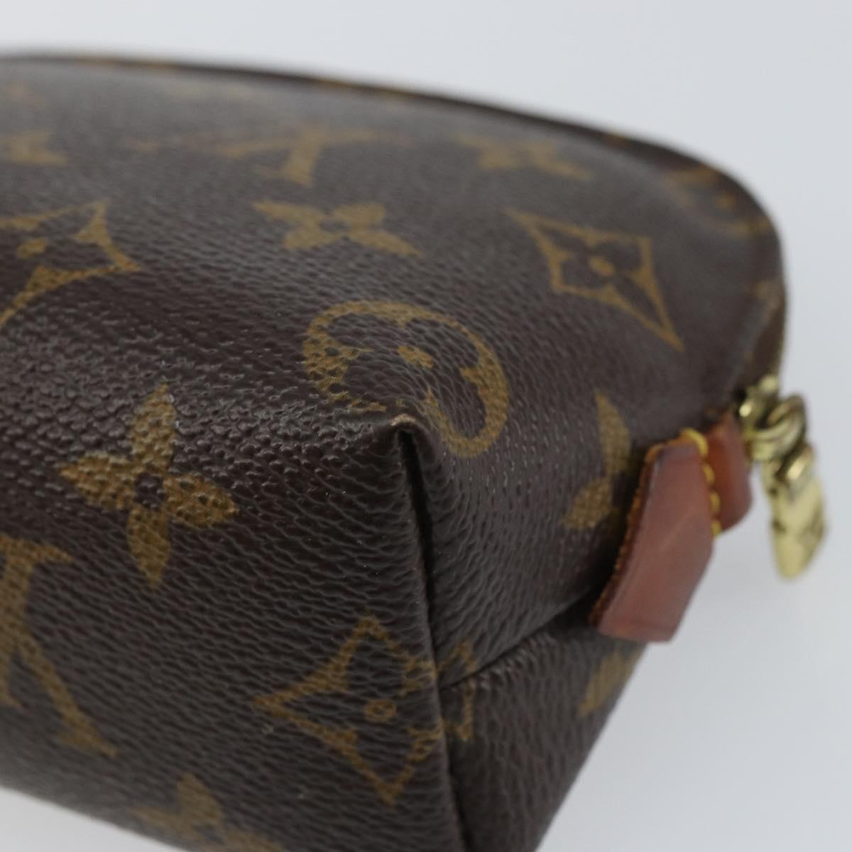 LOUIS VUITTON Monogram Pochette Cosmetic PM Pouch M43998 LV Auth BA8735