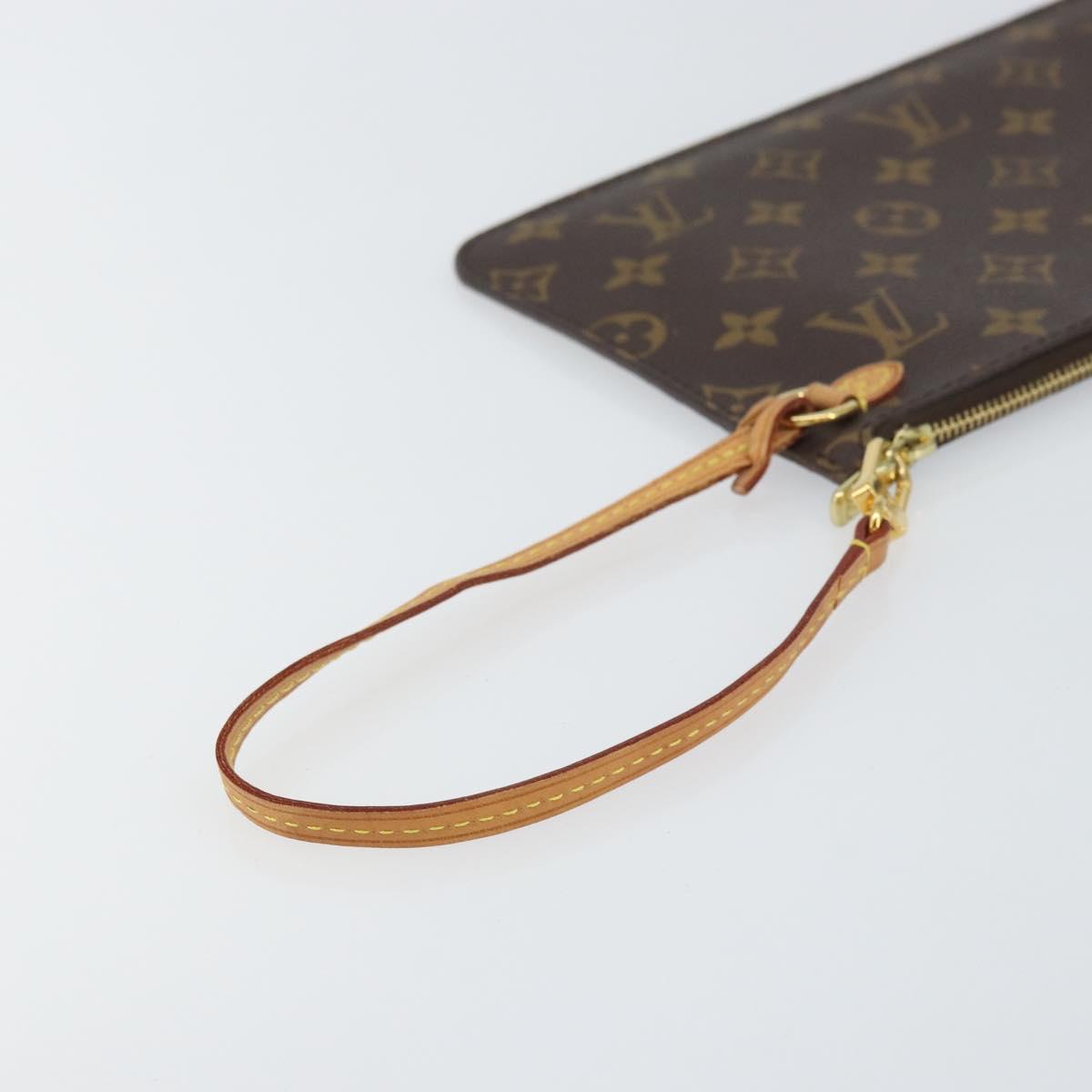 LOUIS VUITTON Monogram Neverfull MM Pouch Accessory Pouch LV Auth BA8740