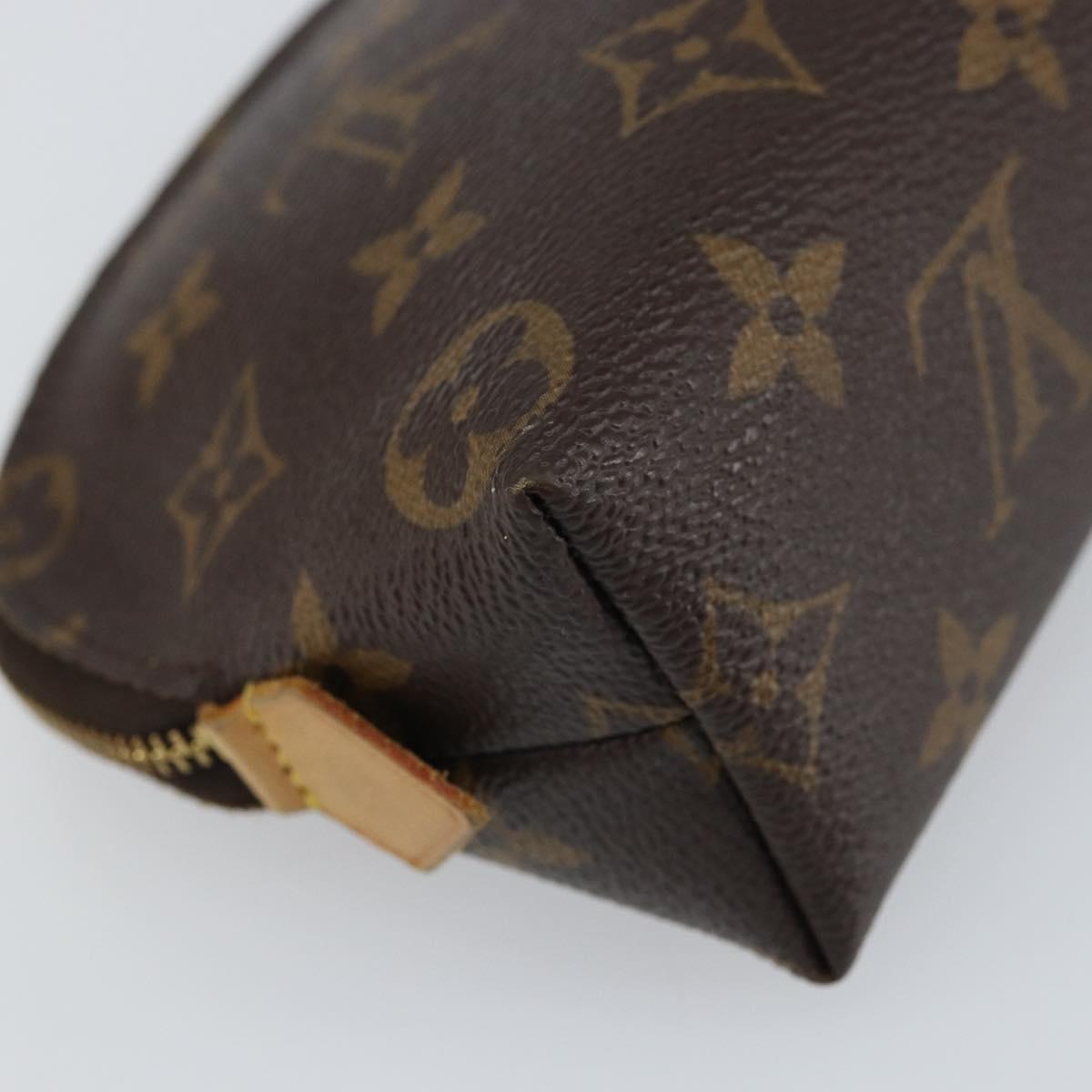LOUIS VUITTON Monogram Pochette Cosmetic PM Pouch M43998 LV Auth BA8761