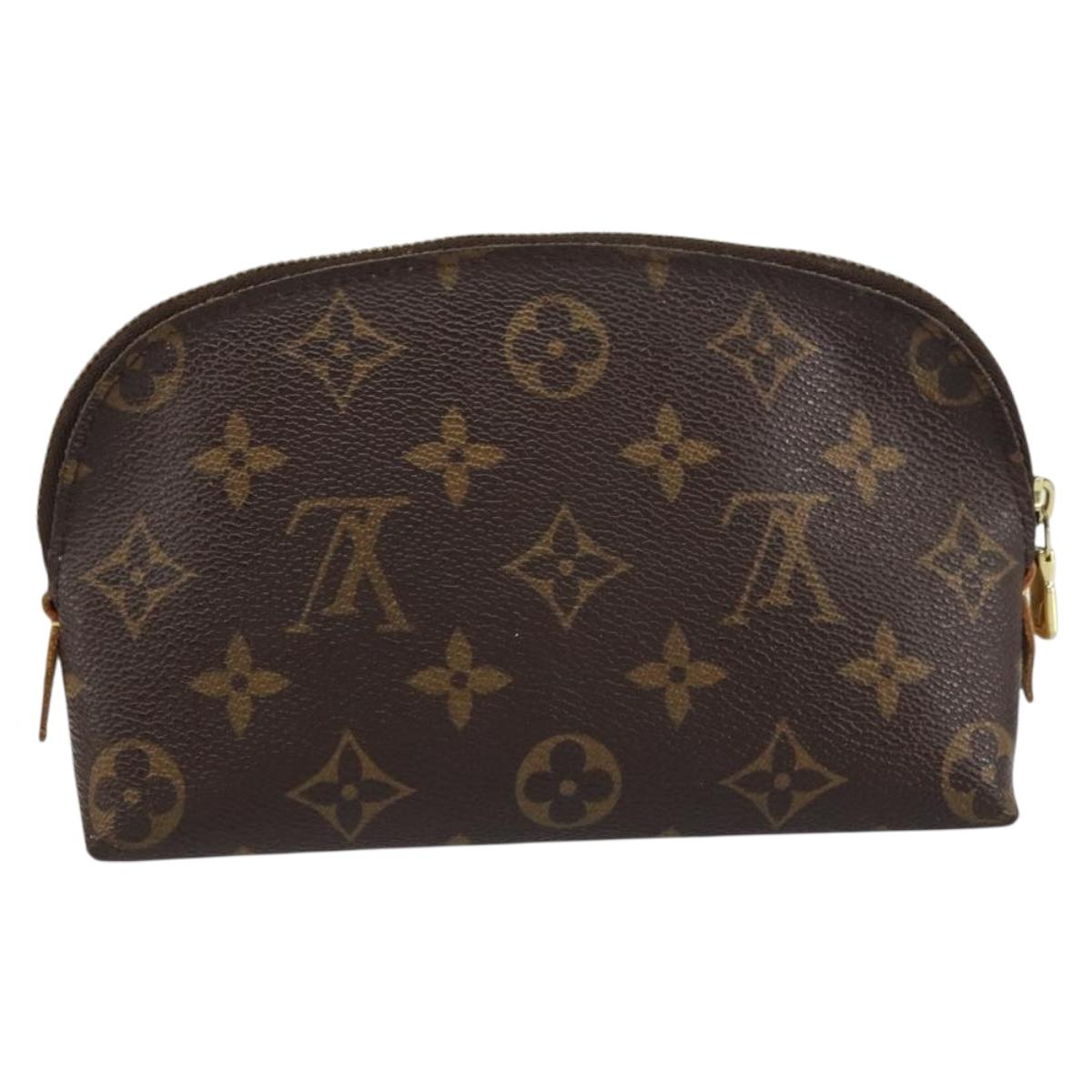 LOUIS VUITTON Monogram Pochette Cosmetic PM Pouch M43998 LV Auth BA8761