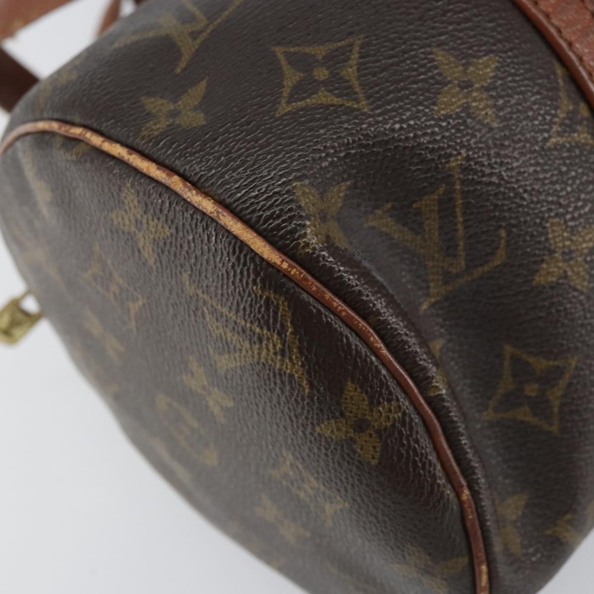 LOUIS VUITTON Monogram Papillon 30 Hand Bag M51385 LV Auth BA8763