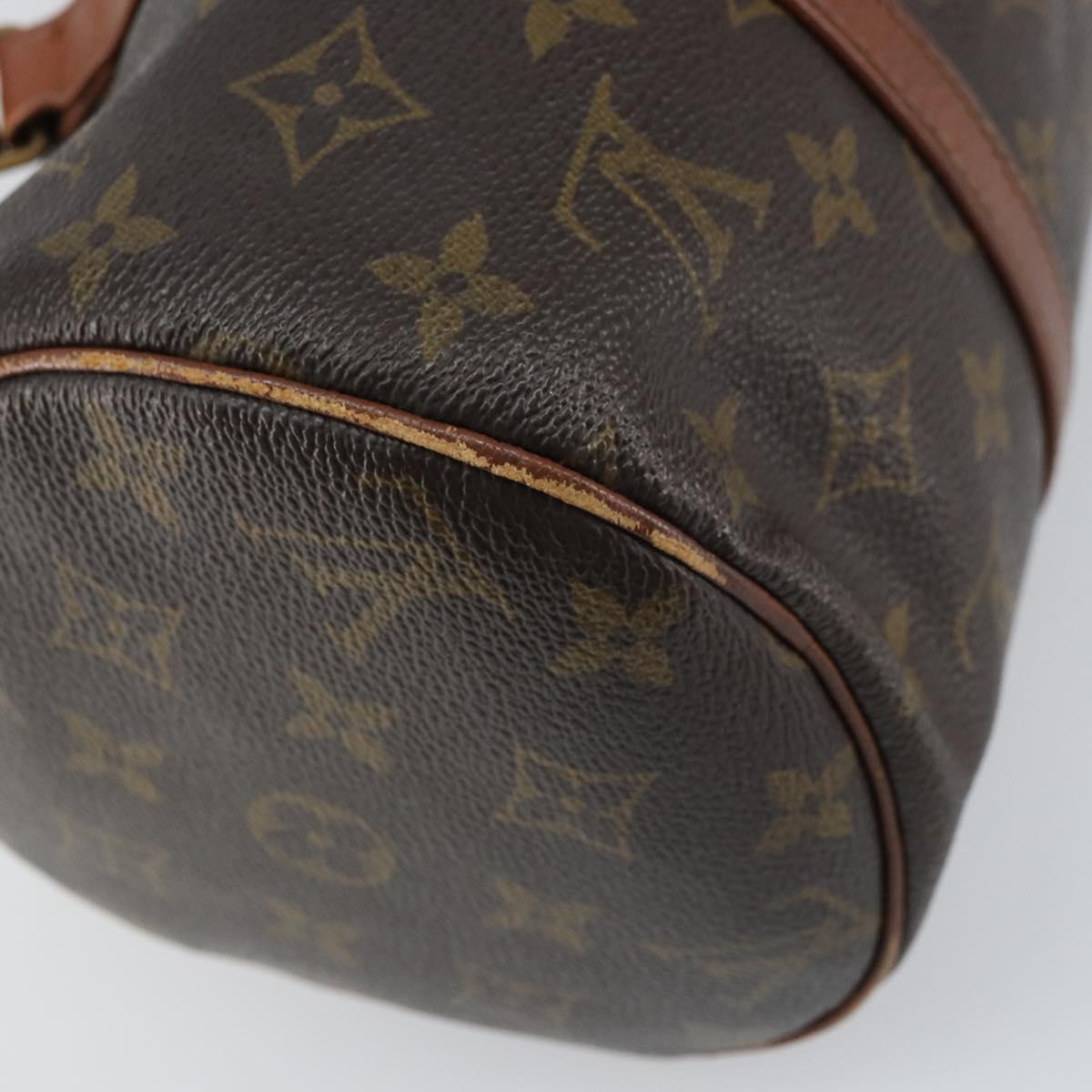LOUIS VUITTON Monogram Papillon 30 Hand Bag M51385 LV Auth BA8763