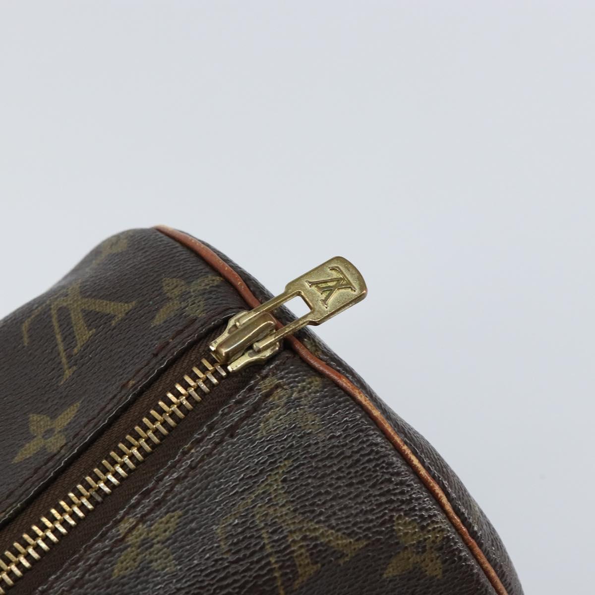 LOUIS VUITTON Monogram Papillon 30 Hand Bag M51385 LV Auth BA8763