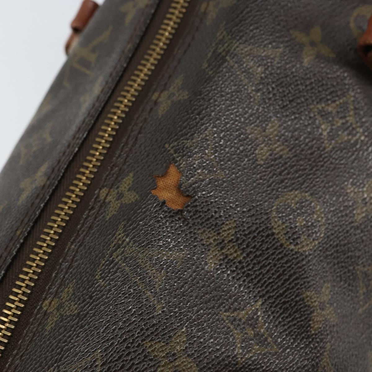 LOUIS VUITTON Monogram Papillon 30 Hand Bag M51385 LV Auth BA8763