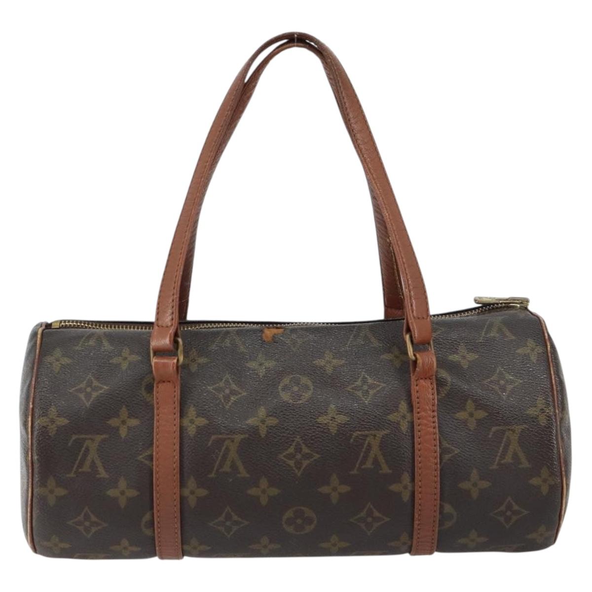 LOUIS VUITTON Monogram Papillon 30 Hand Bag M51385 LV Auth BA8763
