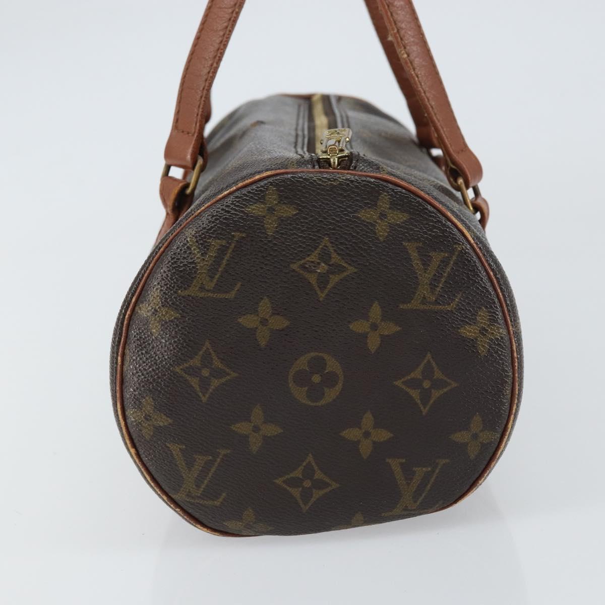 LOUIS VUITTON Monogram Papillon 30 Hand Bag M51385 LV Auth BA8763