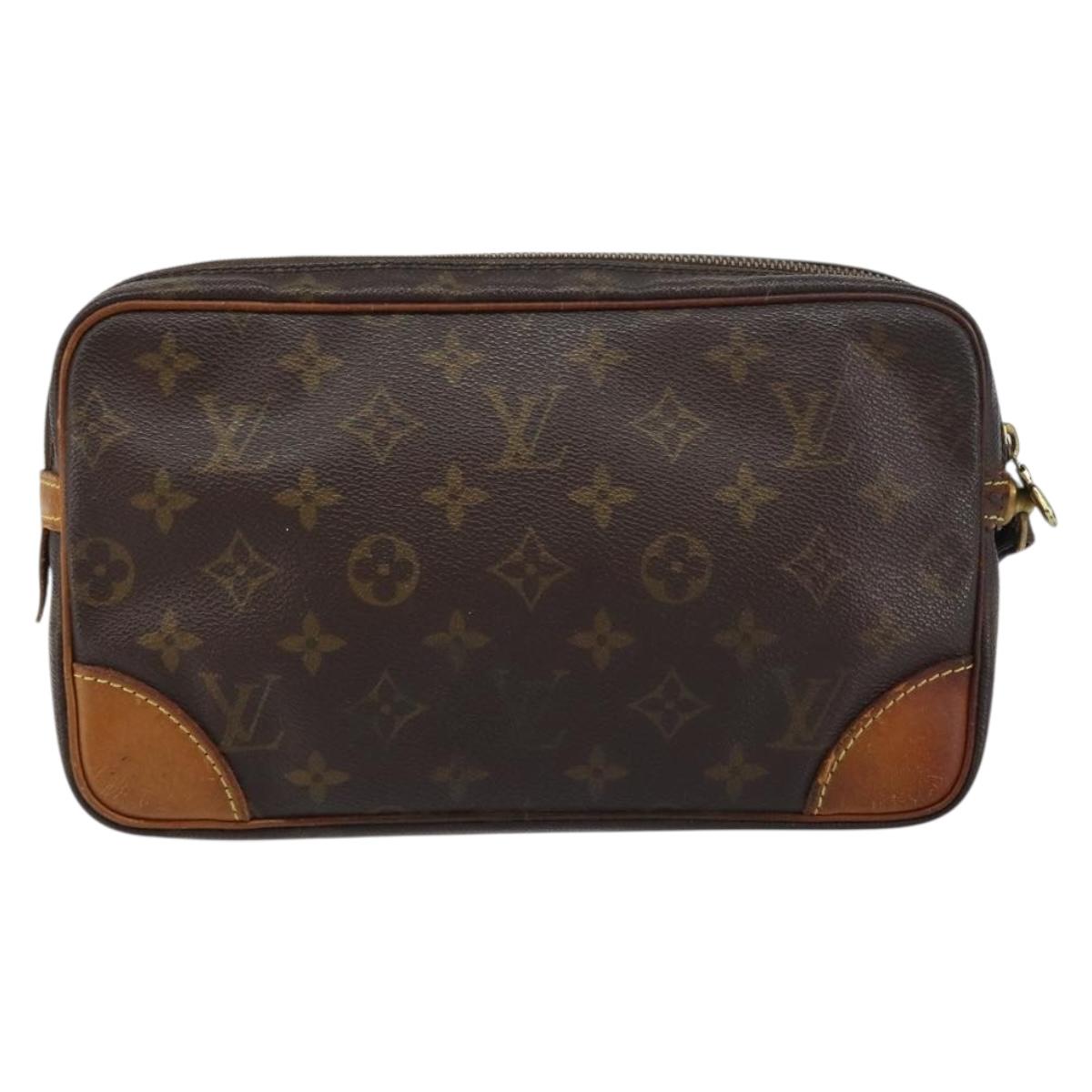 LOUIS VUITTON Monogram Marly Dragonne GM Clutch Bag M51825 LV Auth BA8769