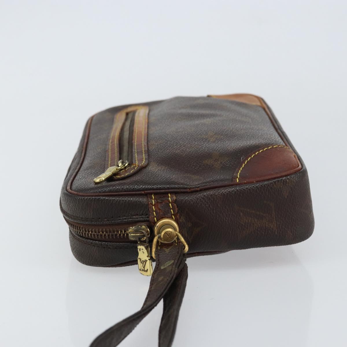 LOUIS VUITTON Monogram Marly Dragonne GM Clutch Bag M51825 LV Auth BA8769