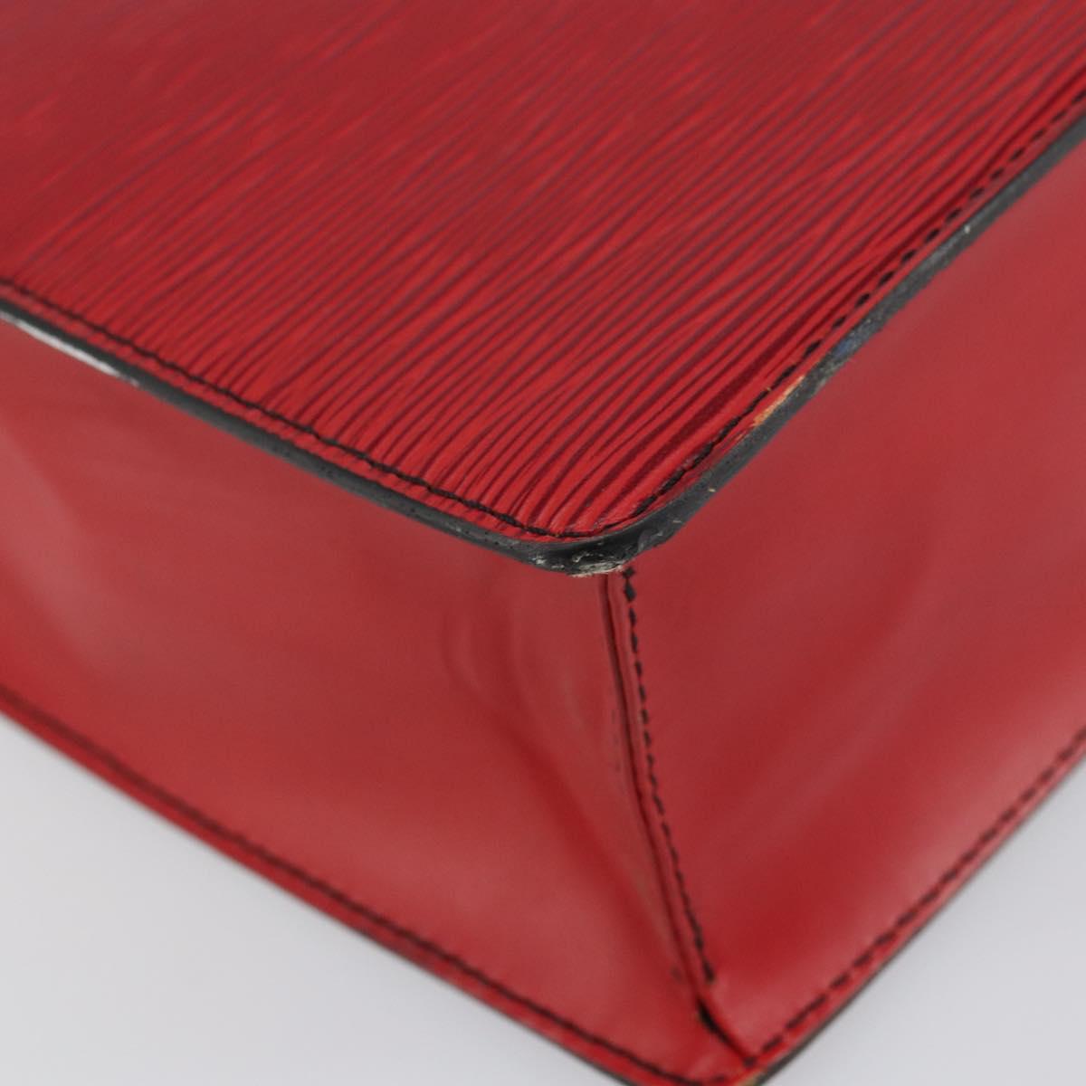 LOUIS VUITTON Epi Sac Plat Hand Bag Red M5274E LV Auth BA8770