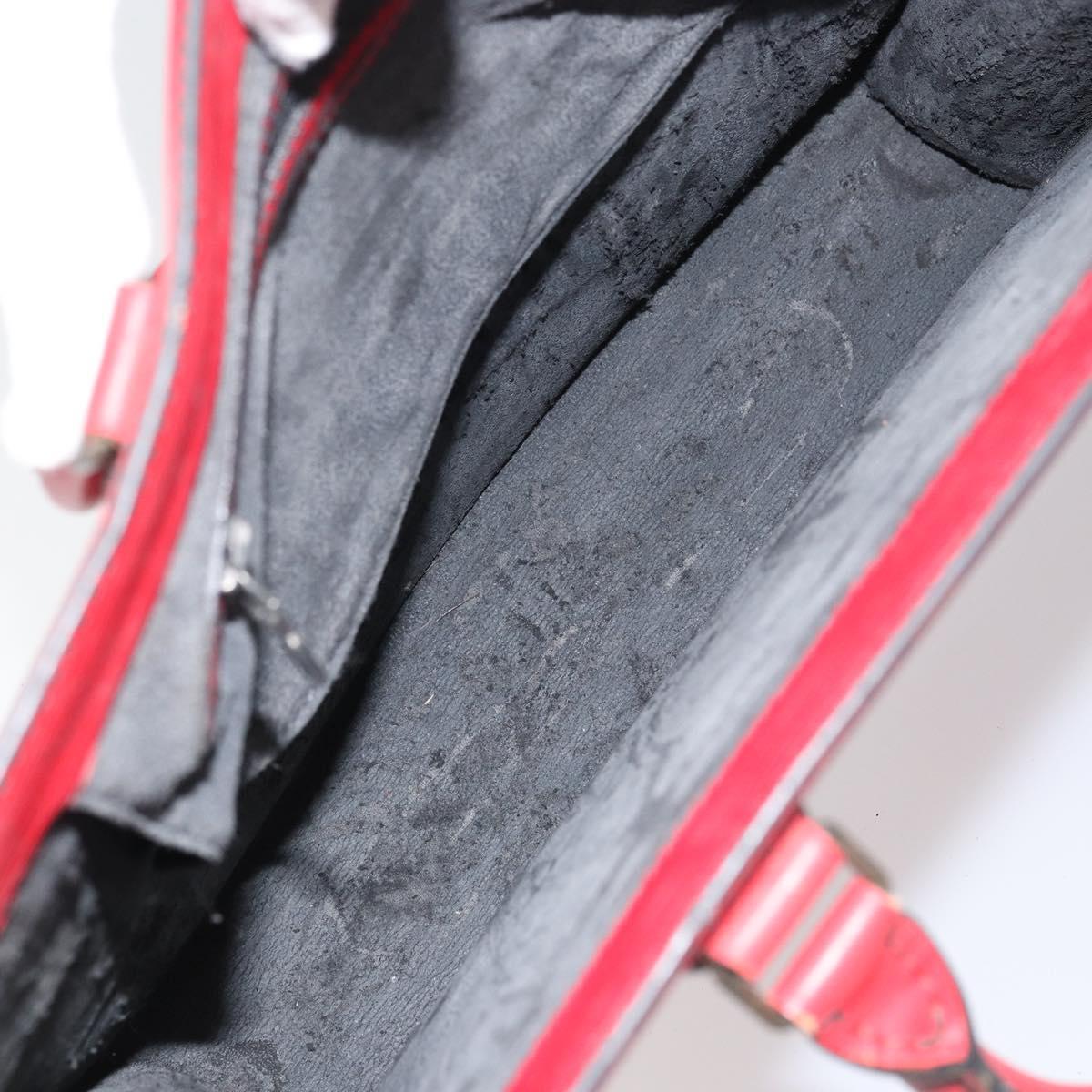 LOUIS VUITTON Epi Sac Plat Hand Bag Red M5274E LV Auth BA8770