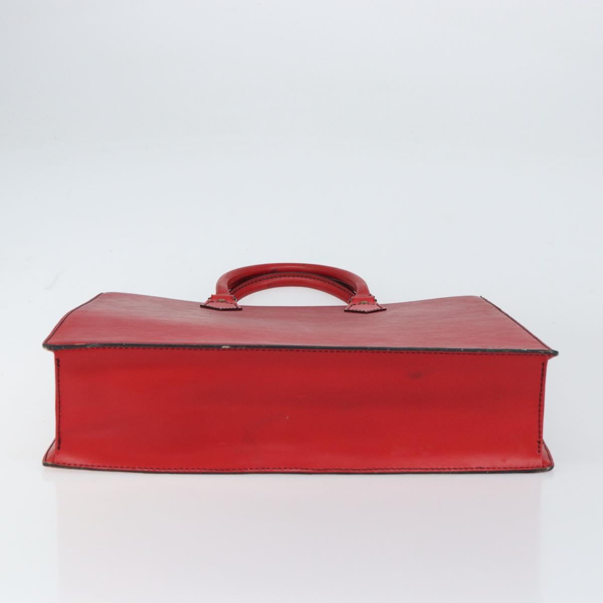 LOUIS VUITTON Epi Sac Plat Hand Bag Red M5274E LV Auth BA8770