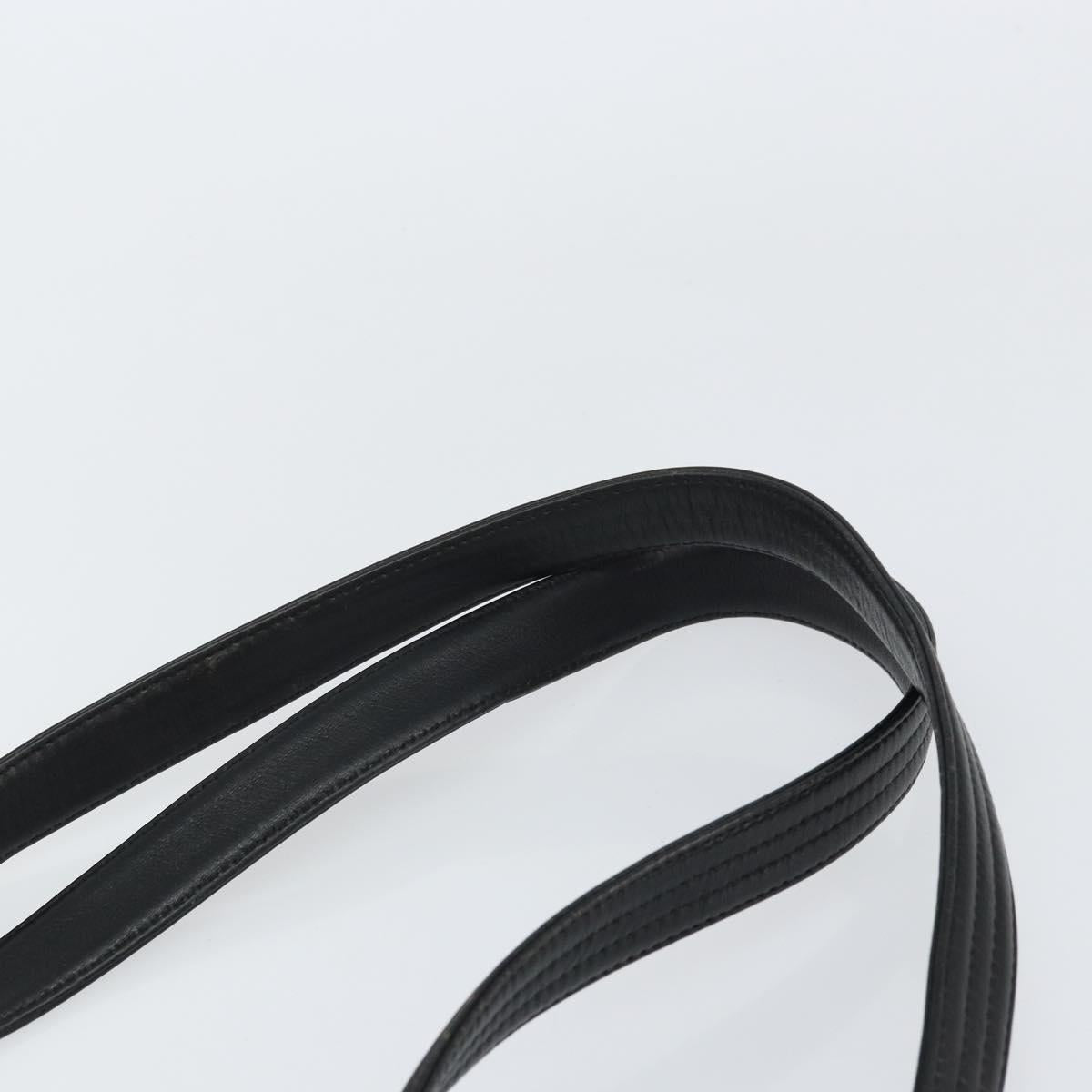 Gianni Versace Tote Bag Nylon Black Gold Auth BA8787