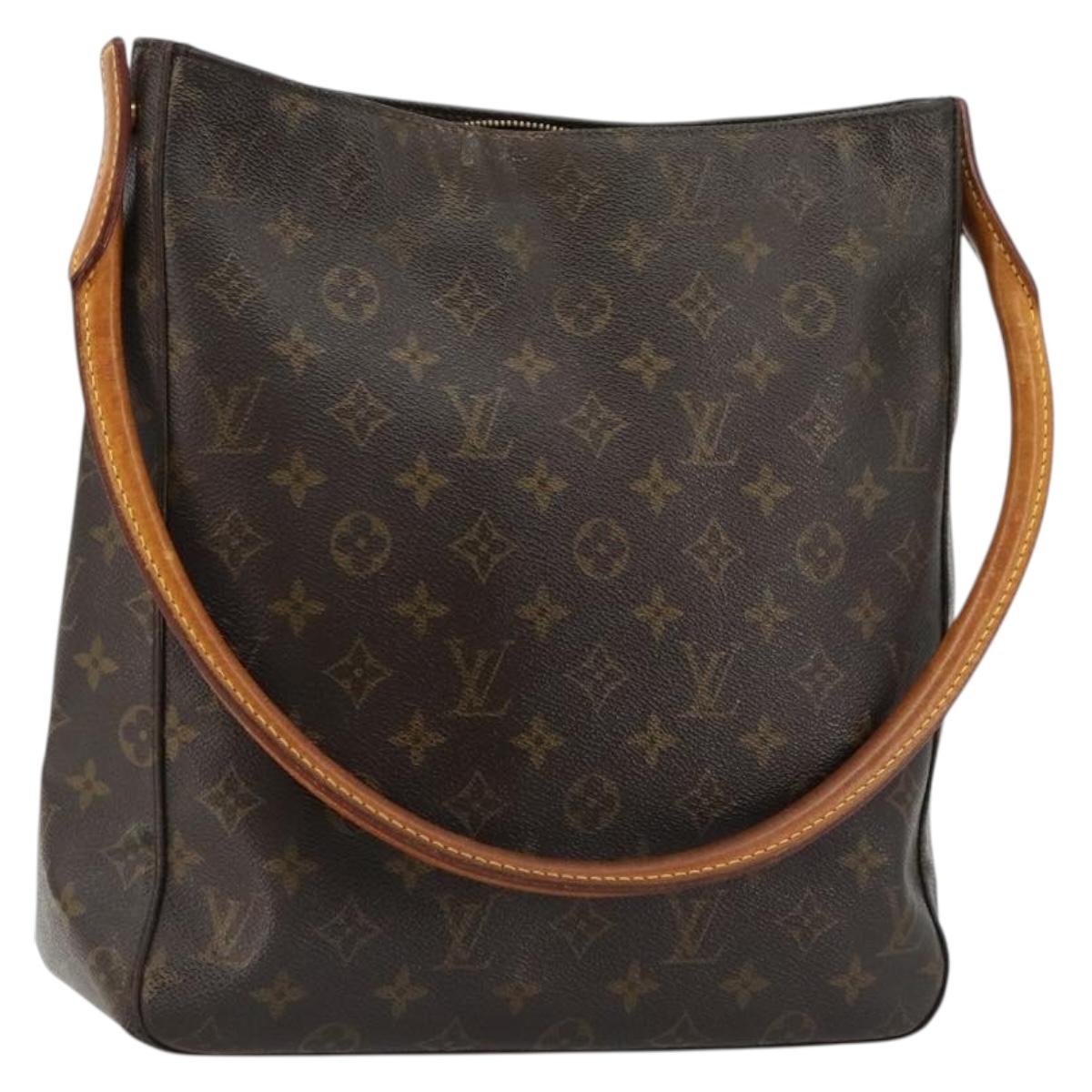 LOUIS VUITTON Monogram Looping GM Shoulder Bag M51145 LV Auth BA8806