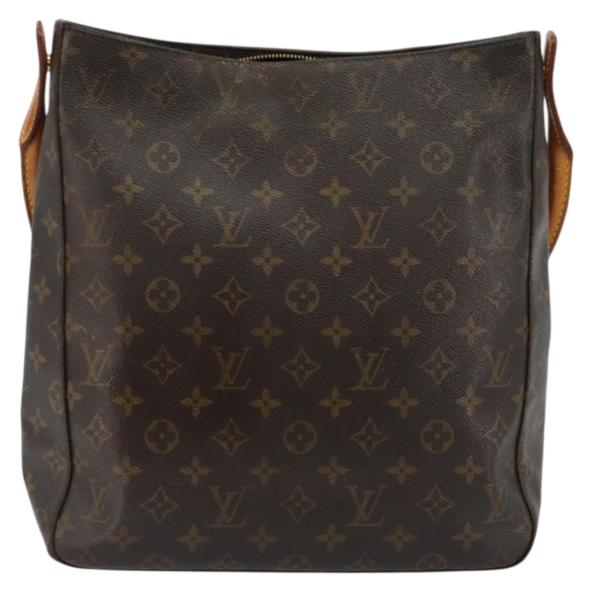 LOUIS VUITTON Monogram Looping GM Shoulder Bag M51145 LV Auth BA8806