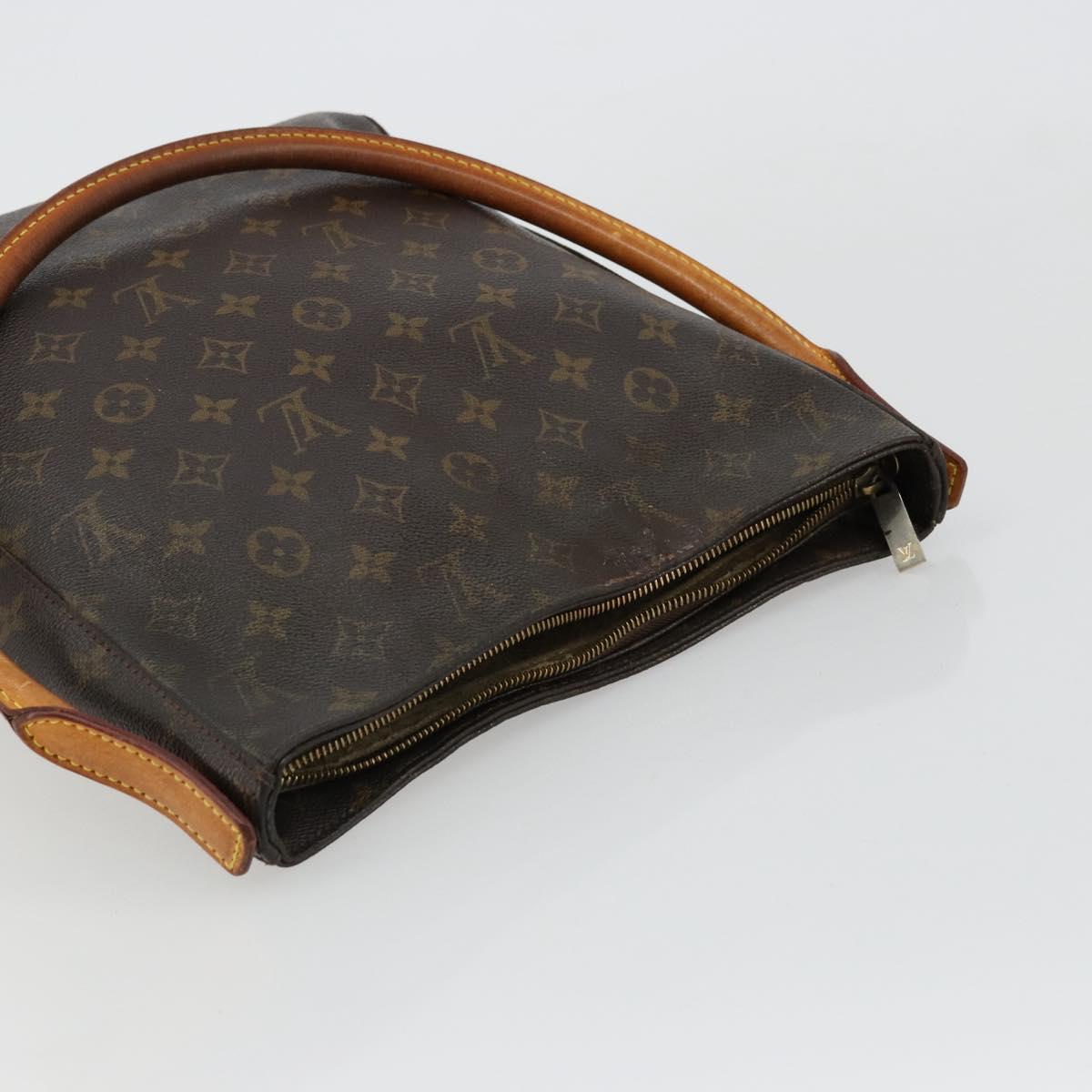 LOUIS VUITTON Monogram Looping GM Shoulder Bag M51145 LV Auth BA8806