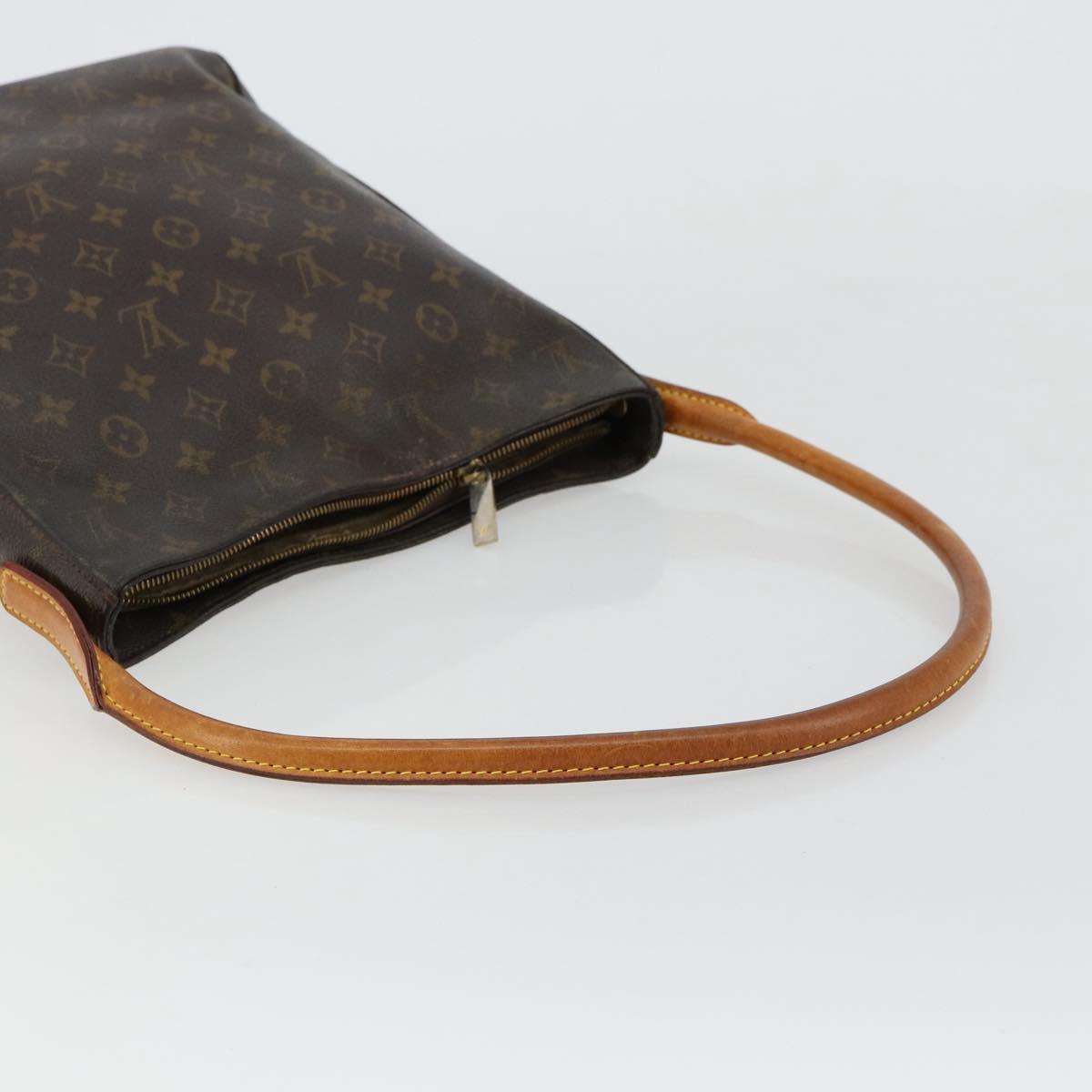 LOUIS VUITTON Monogram Looping GM Shoulder Bag M51145 LV Auth BA8806
