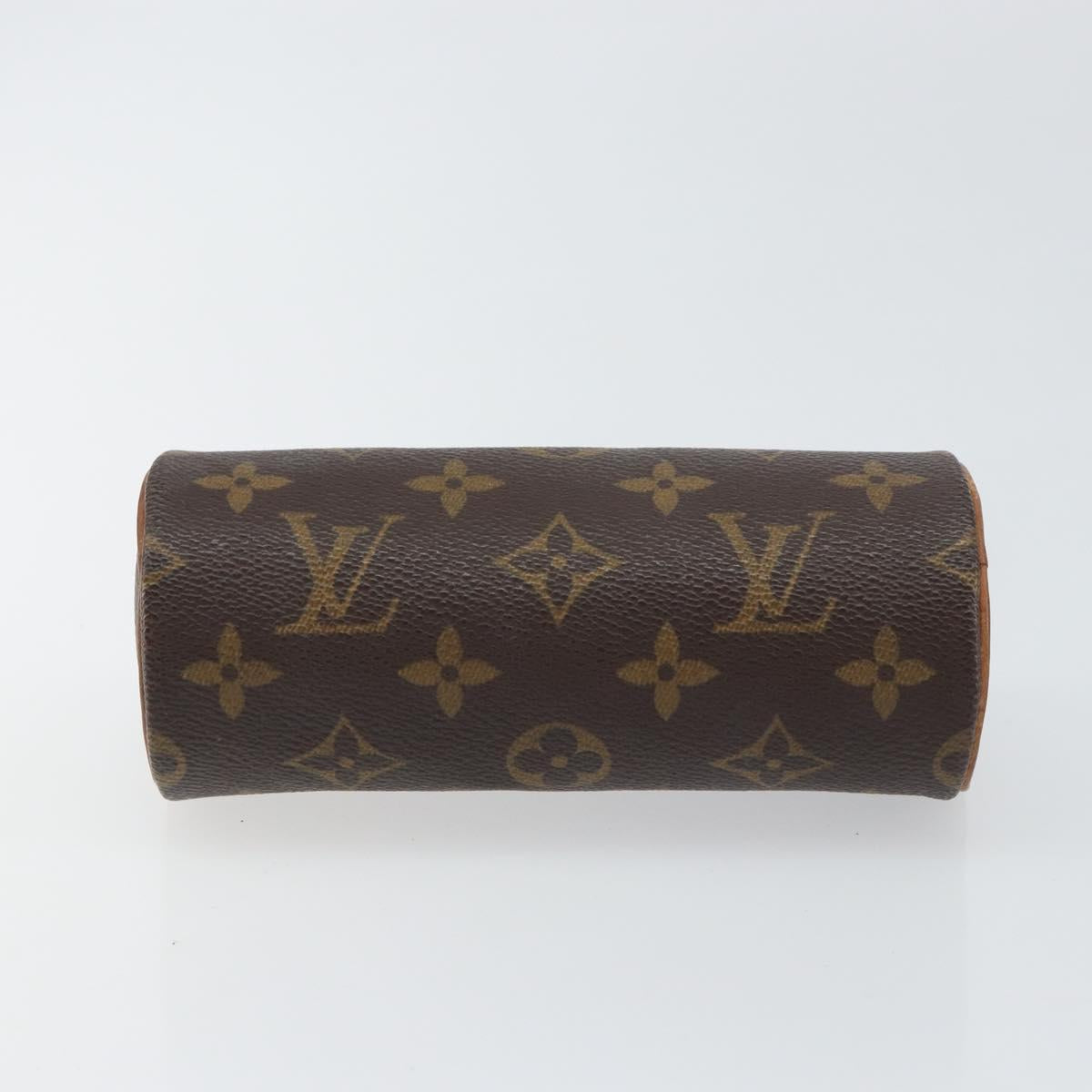 LOUIS VUITTON Monogram Papillon Pouch LV Auth BA8808