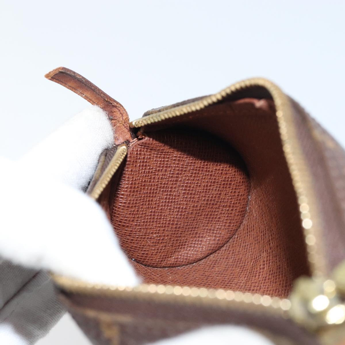 LOUIS VUITTON Monogram Papillon Pouch LV Auth BA8808