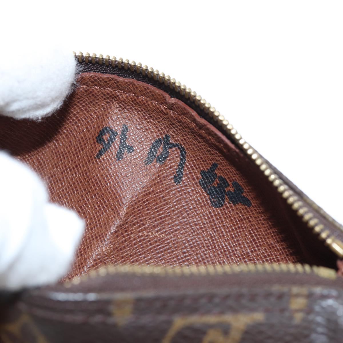 LOUIS VUITTON Monogram Papillon Pouch LV Auth BA8808