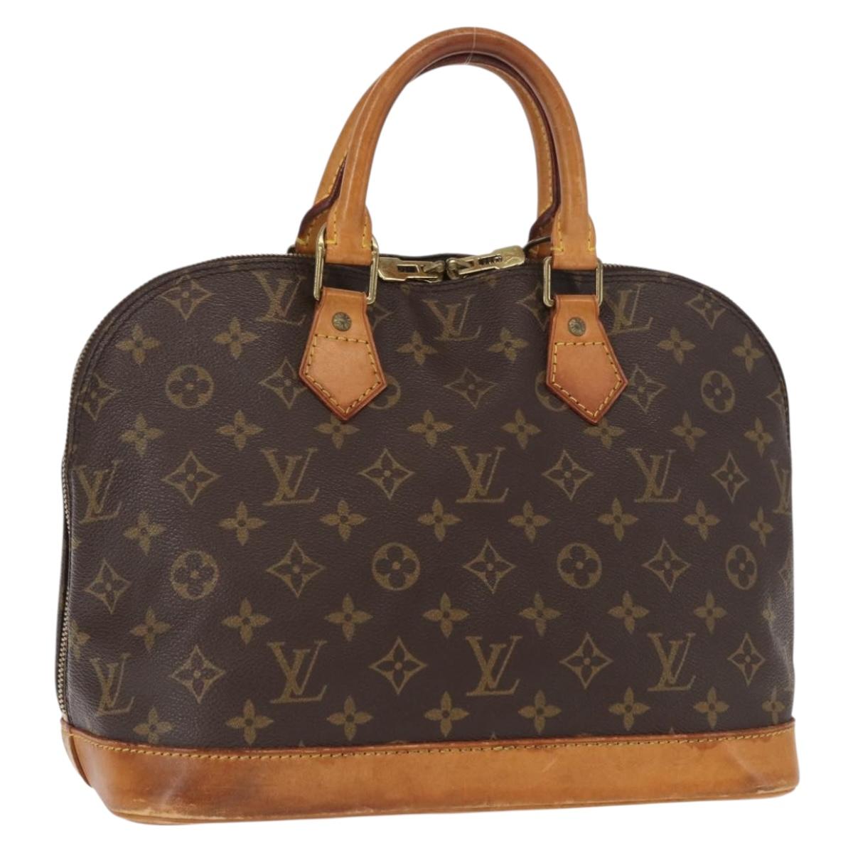 LOUIS VUITTON Monogram Alma Hand Bag M51130 LV Auth BA8809