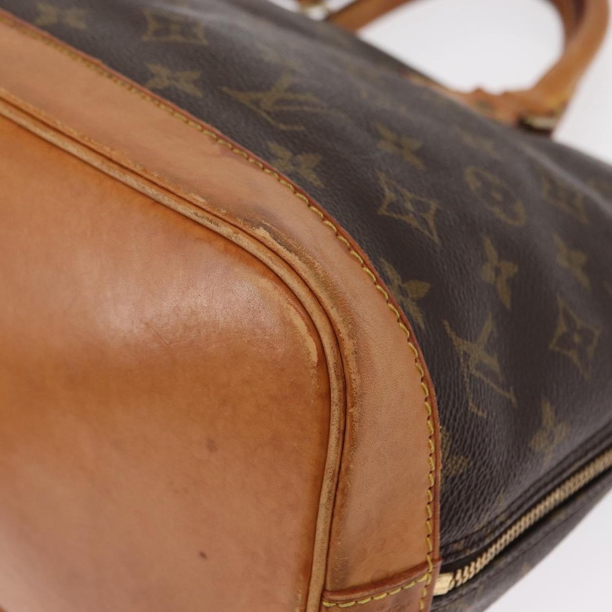 LOUIS VUITTON Monogram Alma Hand Bag M51130 LV Auth BA8809