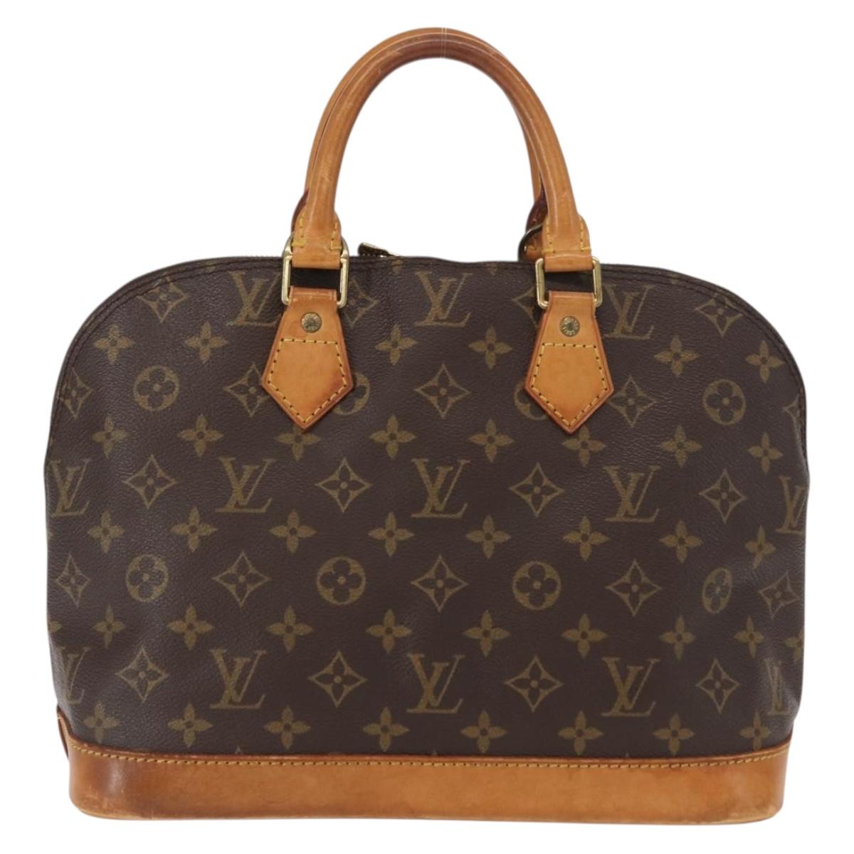 LOUIS VUITTON Monogram Alma Hand Bag M51130 LV Auth BA8809