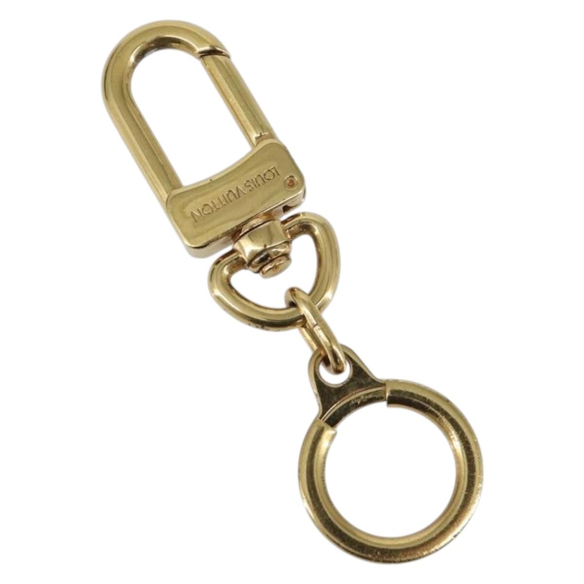 LOUIS VUITTON Anneau Cles Key Holder metal Gold Tone M62698 LV Auth BA8816