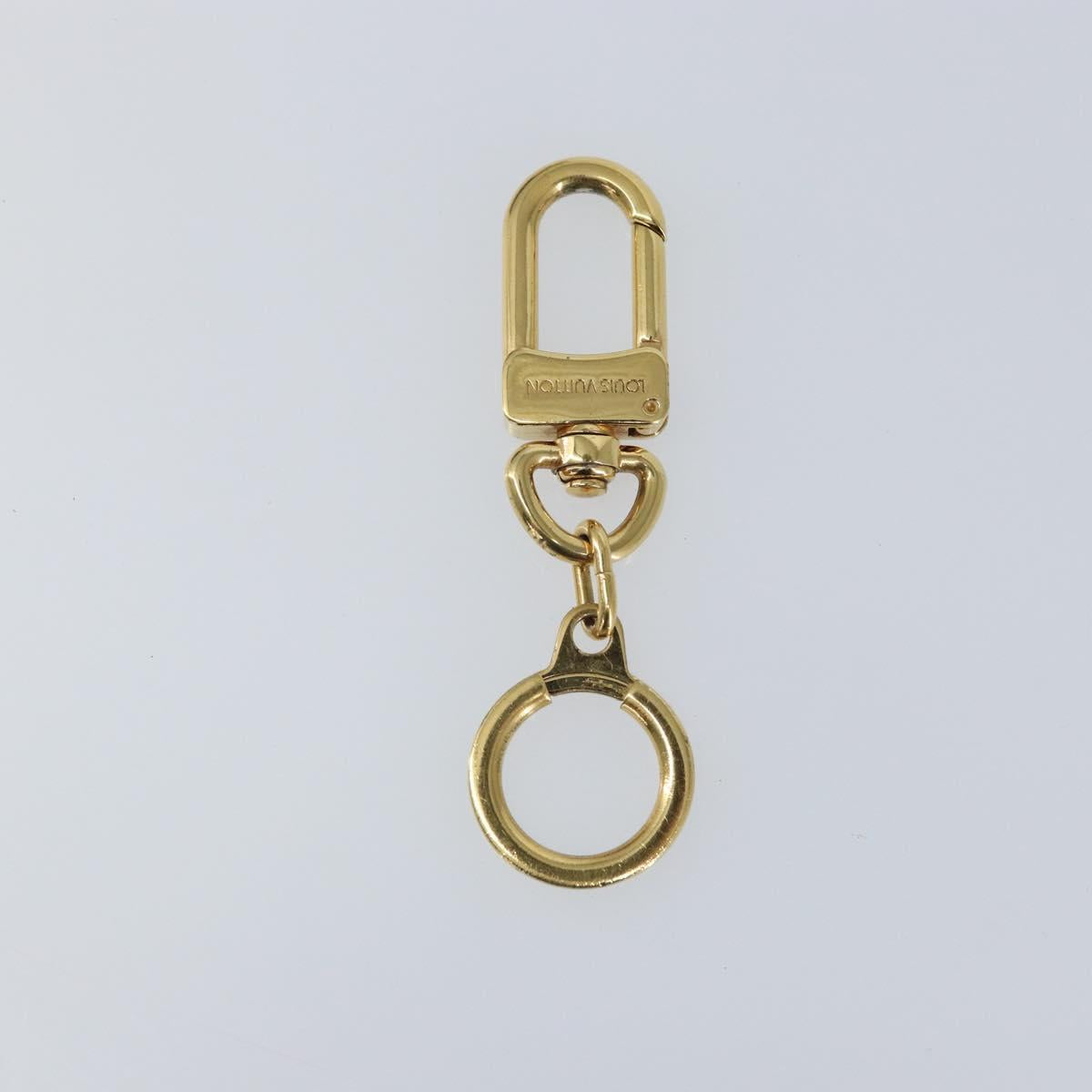 LOUIS VUITTON Anneau Cles Key Holder metal Gold Tone M62698 LV Auth BA8816