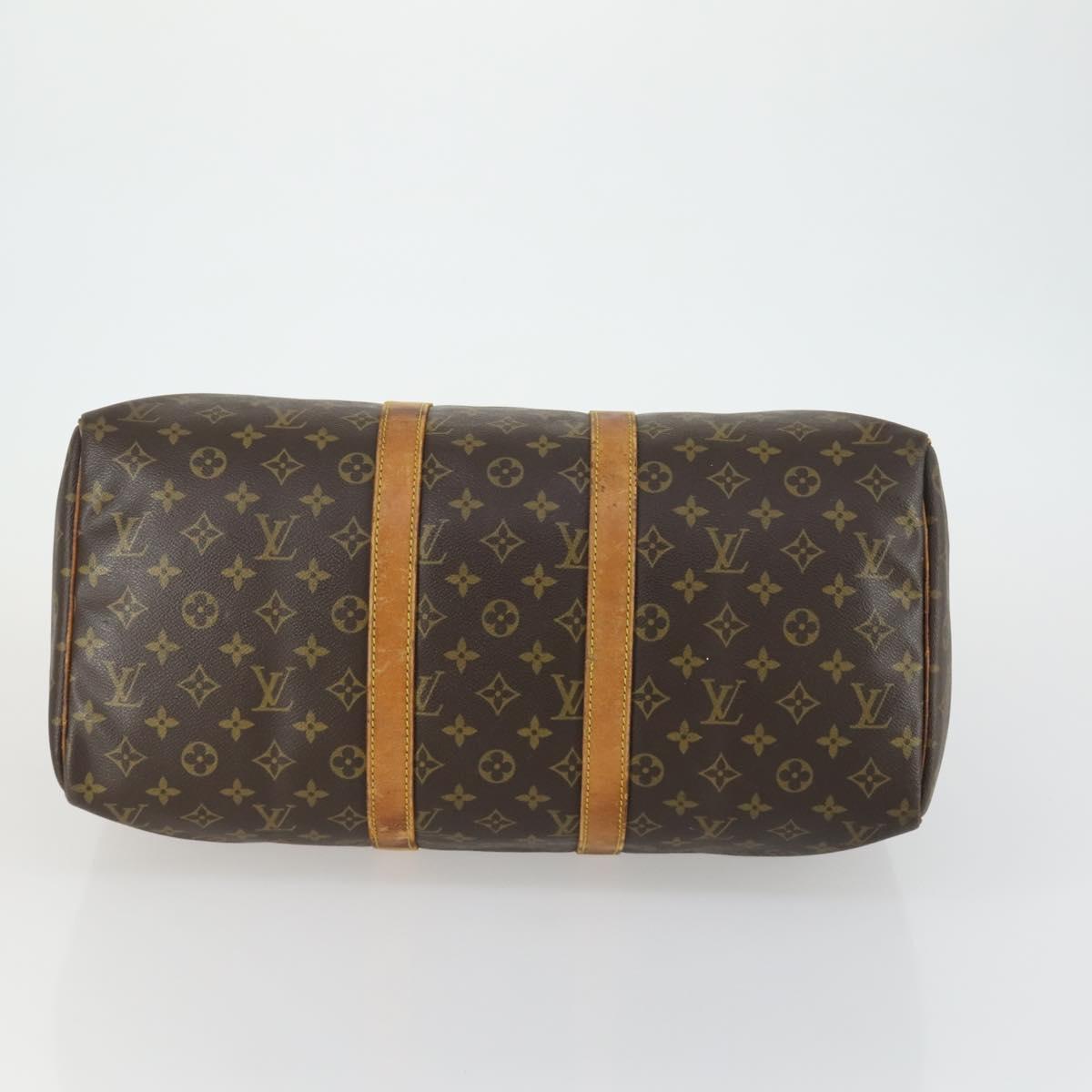 LOUIS VUITTON Monogram Keepall 45 Boston Bag M41428 LV Auth BA8828