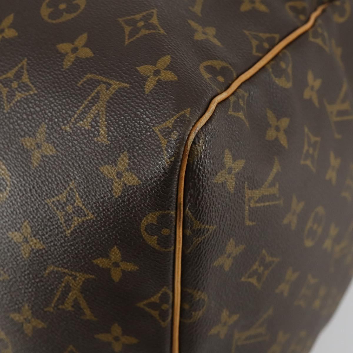 LOUIS VUITTON Monogram Keepall 55 Boston Bag M41424 LV Auth BA8829