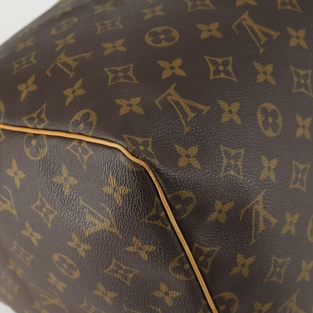 LOUIS VUITTON Monogram Keepall 55 Boston Bag M41424 LV Auth BA8829
