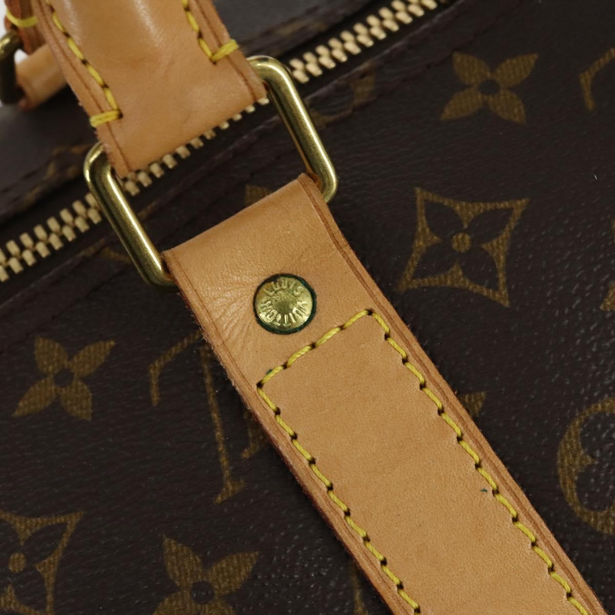 LOUIS VUITTON Monogram Keepall 55 Boston Bag M41424 LV Auth BA8829